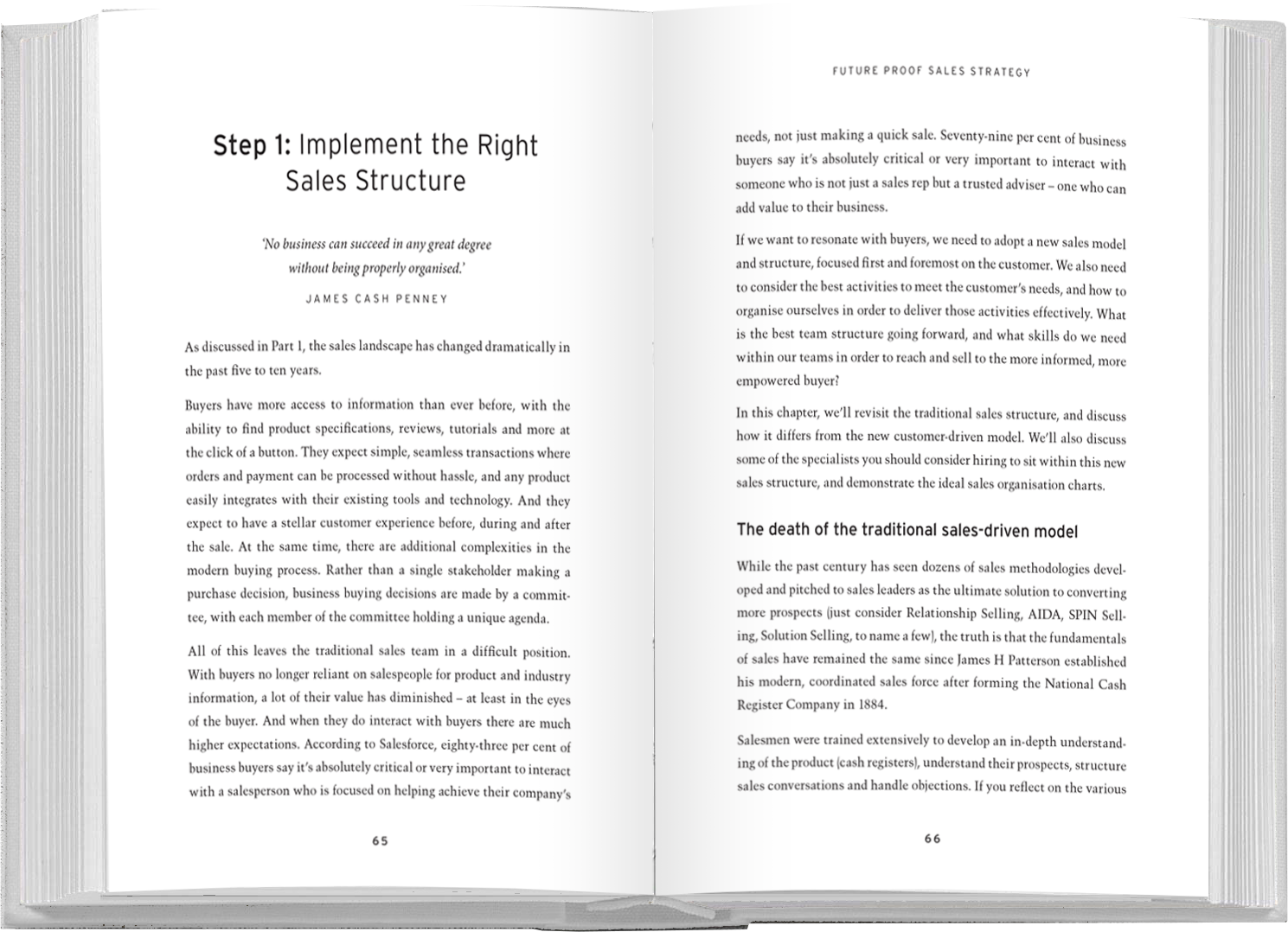 Future Proof Sales Strategy book preview